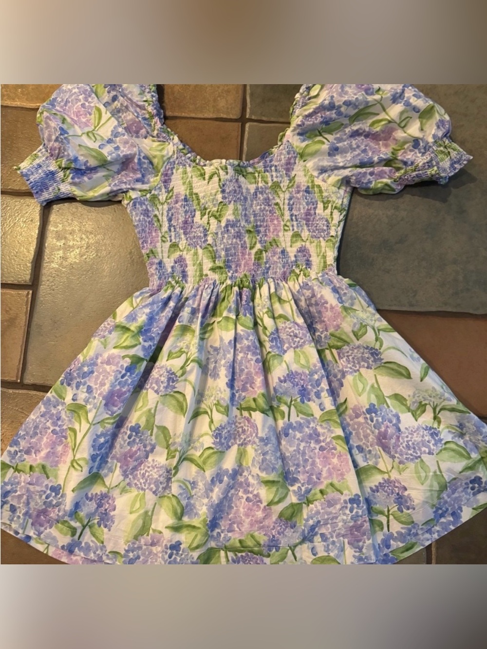 Hill House Naia Nap Dress Blue Hydrangea